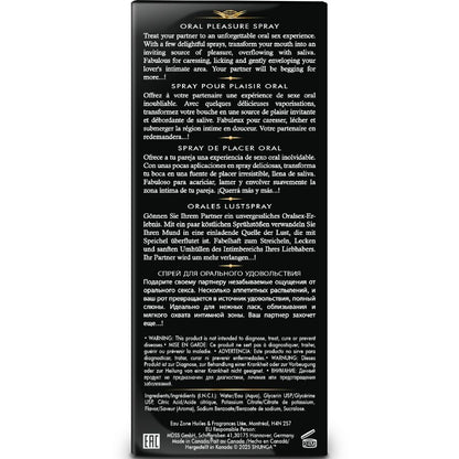 SHUNGA Spray Oral Sedutor de Morango Waves 20 ML para prazer oral intenso