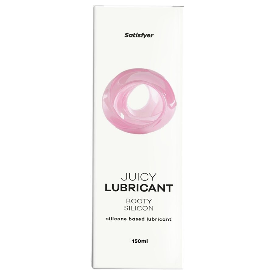Embalagem do Lubrificante Anal de Silicone Satisfyer Booty Juicy 150ml