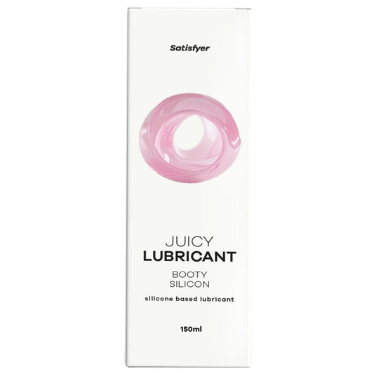 Embalagem do Lubrificante Anal de Silicone Satisfyer Booty Juicy 150ml