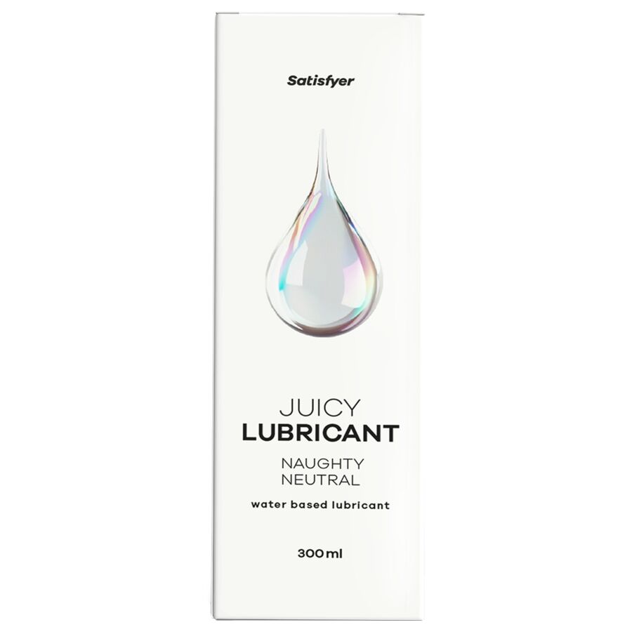 Frasco de Lubrificante Satisfyer Juicy Naughty Neutral à base de água 300ml