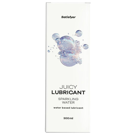 SATISFYER Lubrificante à Base de Água com Gás 300ml para prazer suave e refrescante