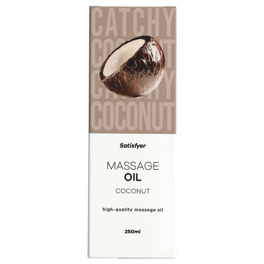 Satisfyer Óleo de Massagem Coco Alta Qualidade 250ml para relaxamento e pele suave