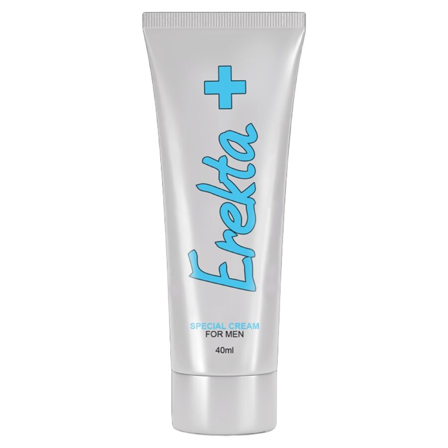 Embalagem do RUF Creme Estimulante Erekta Plus 75ml para ereção e bem-estar peniano.