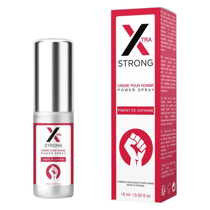 RUF - X Spray Potencializador para Pénis Masculino 15ml, ideal para aumentar o desejo sexual e intensificar o prazer.