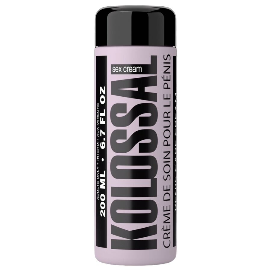 RUF Creme Desenvolvedor Pénis Kolossal 200ml para cuidado íntimo e aumento masculino.