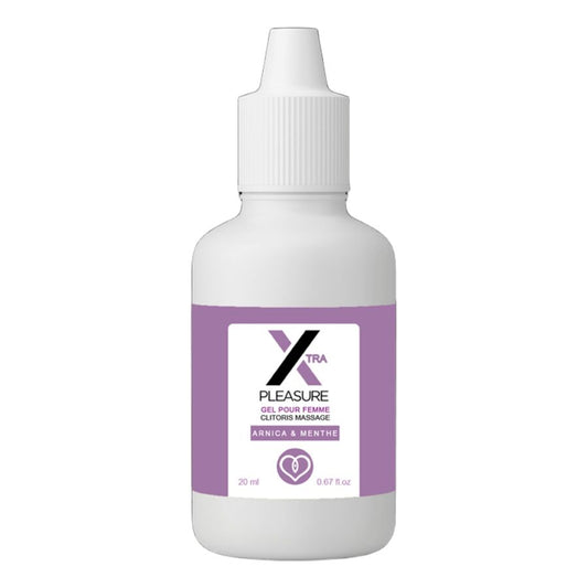 RUF - X Pleasure Gel de Massagem para Clitóris com Arnica e Mentol 20 ML, frasco detalhado