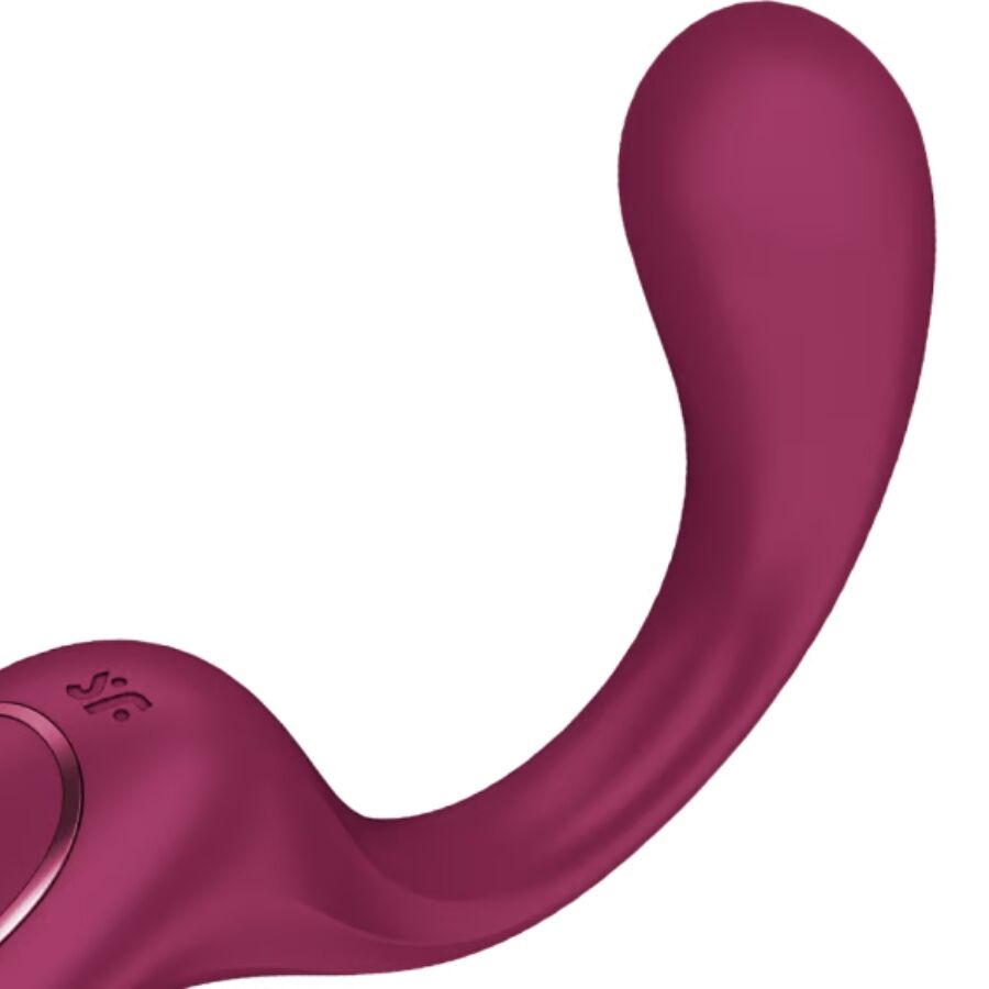 Satisfyer G for Goddess 2 Vibrador Rabbit Bordeaux com dupla estimulação.
