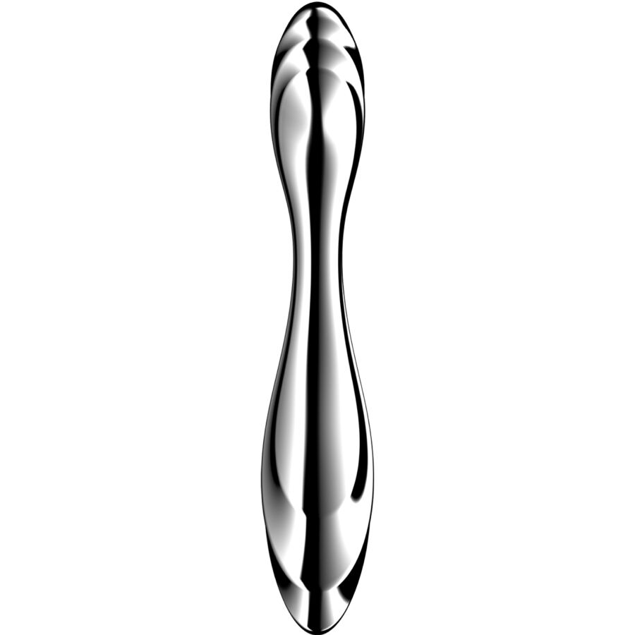 SATISFYER Pure Gravity 2 Dildo de Aço Inoxidável Dupla Extremidade