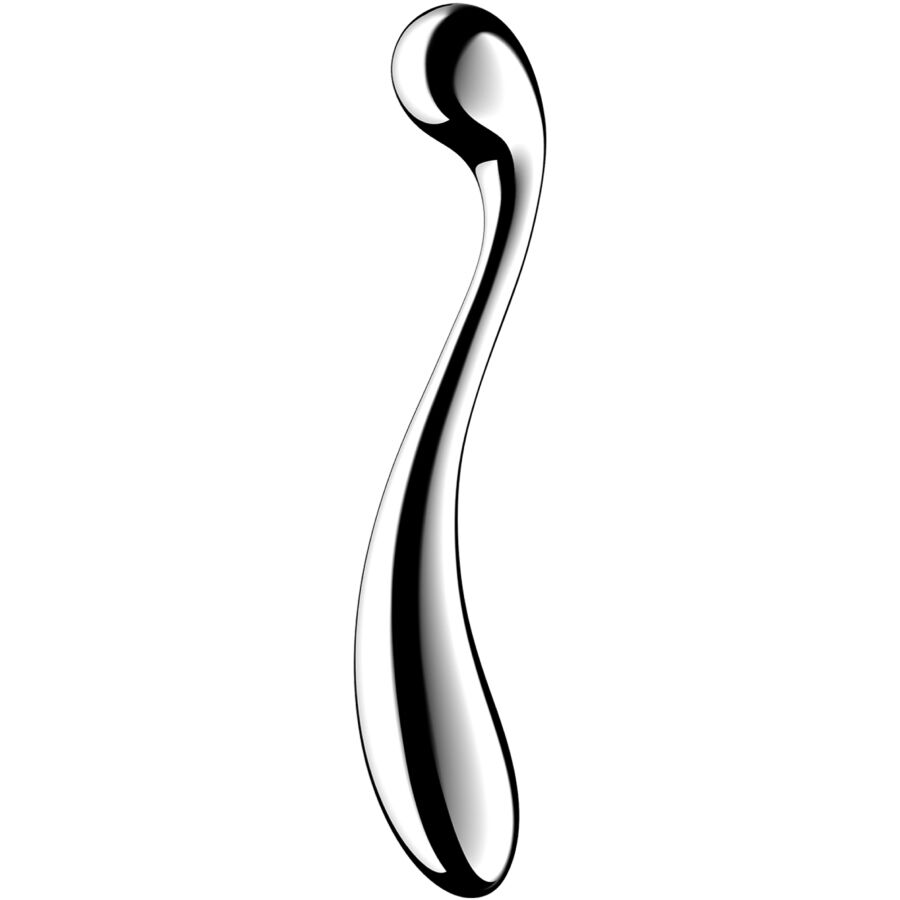 Dildo Satisfyer Star Force 4 de Aço Inoxidável Dupla Extremidade, para estimulação do Ponto G e sensações térmicas.