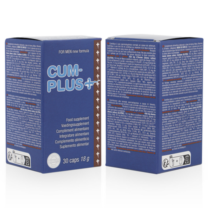 Embalagem de COBECO Cum Plus 30 Comprimidos, suplemento para fertilidade e qualidade do esperma.