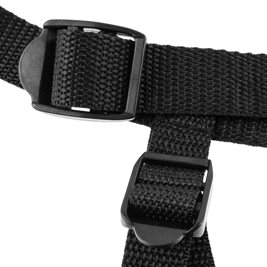 Close-up of the FETISH FANTASY SERIES Universal Neoprene Harness, showing its adjustable straps and soft texture.