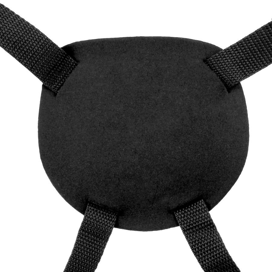 Close-up of the FETISH FANTASY SERIES Universal Neoprene Harness, showing its adjustable straps and soft texture.