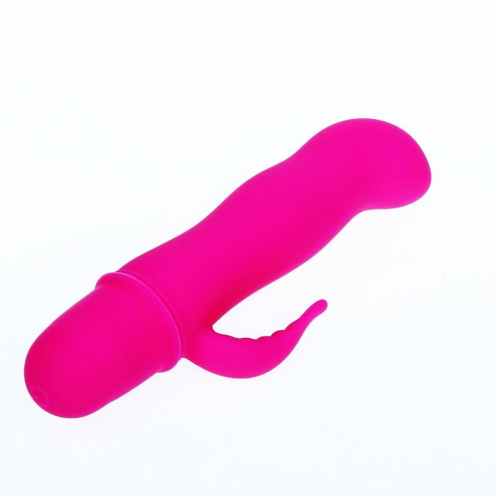 Close-up do PRETTY LOVE Vibrador Mini Blithe Lilás, mostrando seu design ergonômico e a qualidade do silicone.