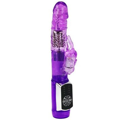 Close-up do Vibrador Rabbit Passion Baron da BAILE, mostrando o design ergonómico, estimulador clitoriano e material suave de silicone.