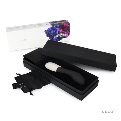 Vibrador LELO Mona Wave Ponto G Preto em silicone premium.