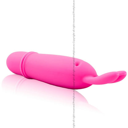 Pretty Love Mini Vibrador Boyce Lilás, detalhe do design ergonómico e material de silicone suave.