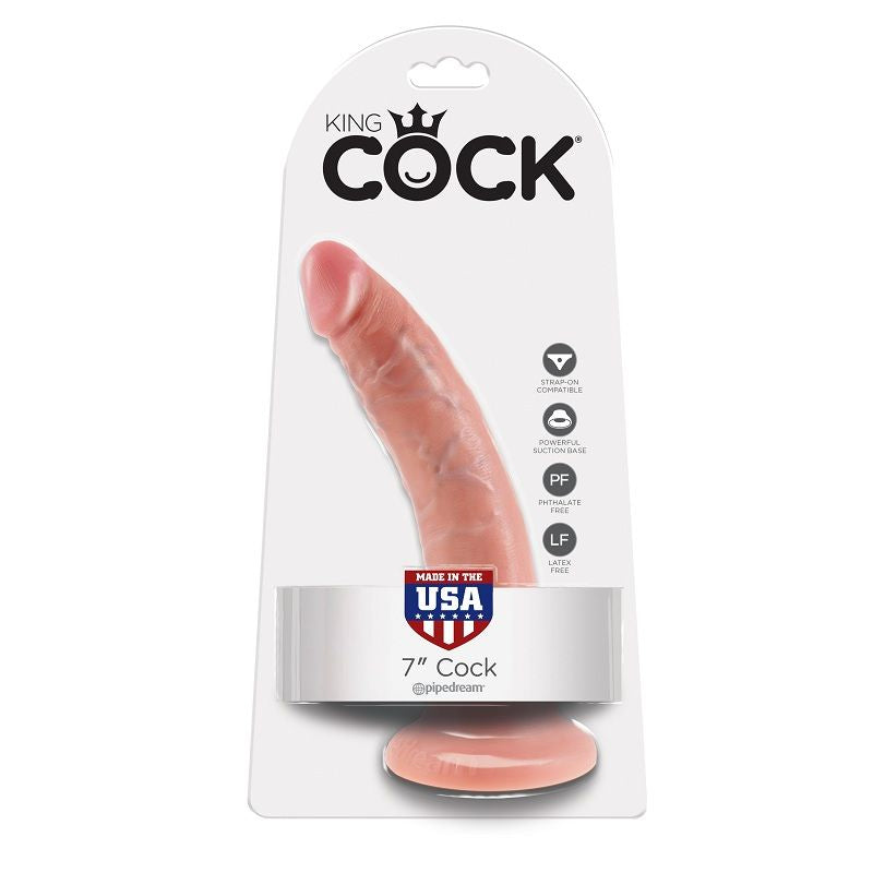 Dildo Realista 7" Carne 17.8 CM