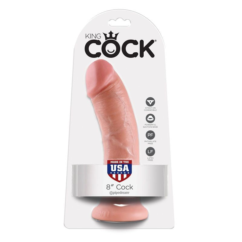 Dildo Realista Carne com Ventosa 20.3 CM