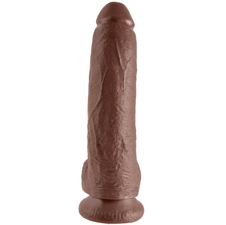 Dildo Realista Castanho com Bolas 22.9 cm