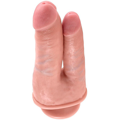 Dildo Duplo Realista Cor de Carne
