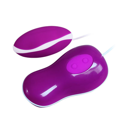 PRETTY LOVE Ovo Vibrante Avery com Controle Remoto Fio - Vista geral do vibrador e controle.
