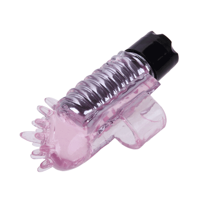 Vibrador de dedo BAILE Mini Silicone com design ergonómico para estimulação precisa.