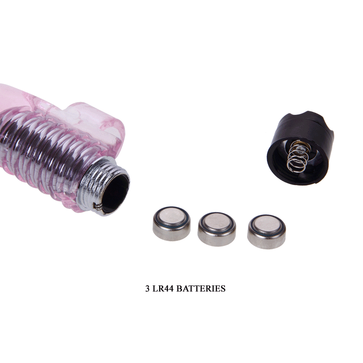 Vibrador de dedo BAILE Mini Silicone com design ergonómico para estimulação precisa.