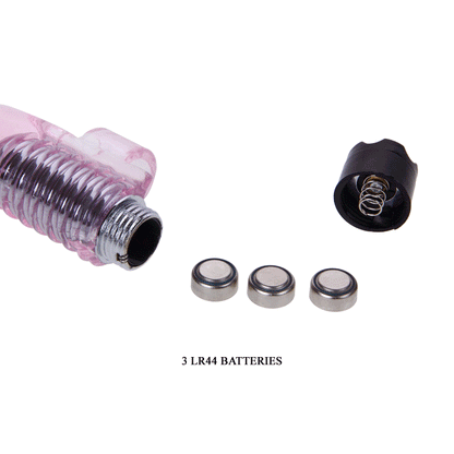 Vibrador de dedo BAILE Mini Silicone com design ergonómico para estimulação precisa.