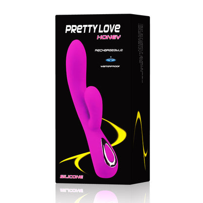 PRETTY LOVE Vibrador Inteligente de Silicone Recarregável para estimulação clitoriana.