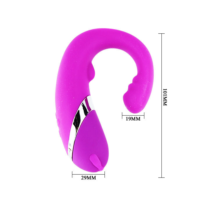 Estimulador de Próstata e Ponto G PRETTY LOVE Amour Lilás com 12 funções de vibração
