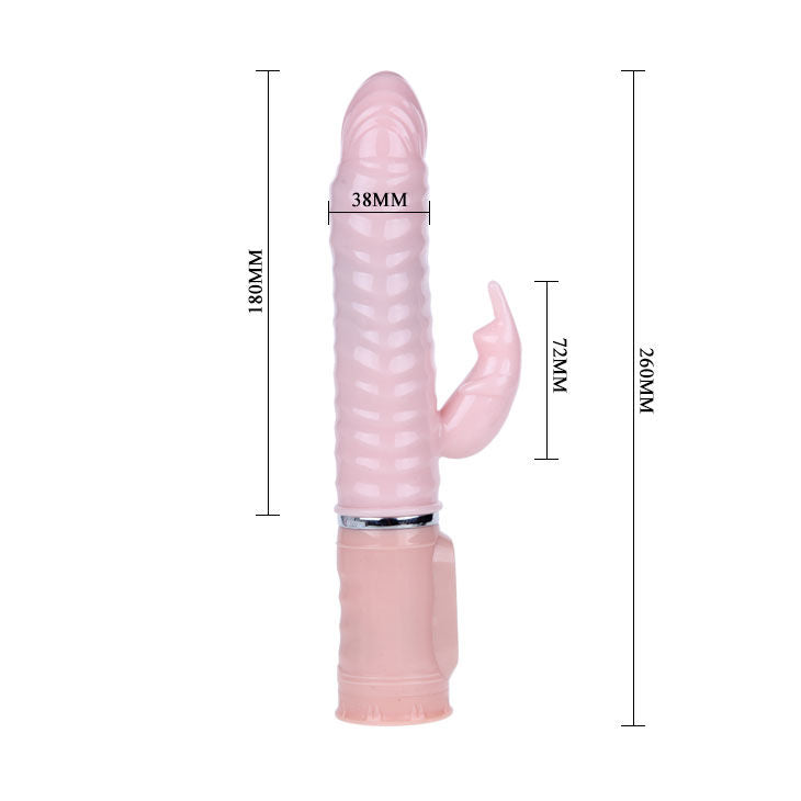 Vibrador Coelho Rampante BAILE com função de aquecimento e design elegante.