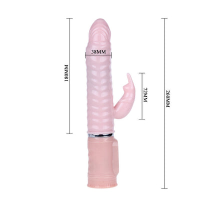 Vibrador Coelho Rampante BAILE com função de aquecimento e design elegante.
