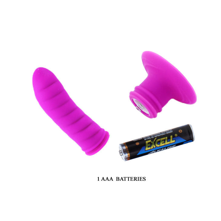 Close-up do PRETTY LOVE Plug Anal Vibratório Twist II, destacando o design ergonómico e a textura de silicone.