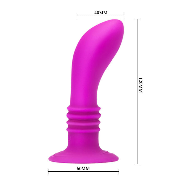 Detalhe do PRETTY LOVE Booty Passion Plug Anal Vibrador com seus 10 modos de vibração.