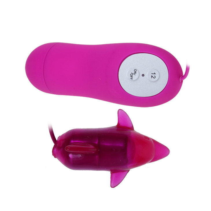 PRETTY LOVE Vibrador Golfinho Secreto com 12 Funções, em silicone lilás.
