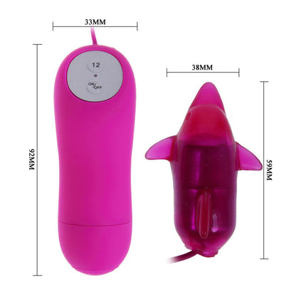 PRETTY LOVE Vibrador Golfinho Secreto com 12 Funções, em silicone lilás.
