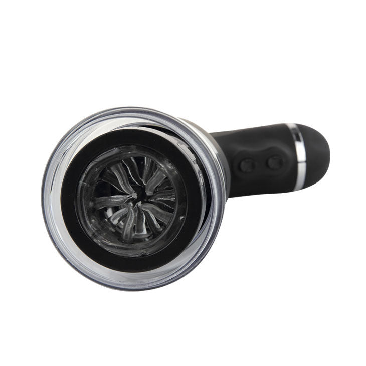 Masturbador automático BAILE Rotation Amante com detalhes da textura interna e controlo de rotação