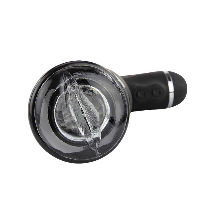 Masturbador automático BAILE Rotation Amante com detalhes da textura interna e controlo de rotação