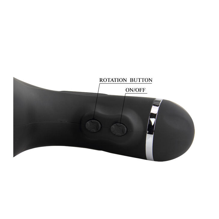 Masturbador automático BAILE Rotation Amante com detalhes da textura interna e controlo de rotação