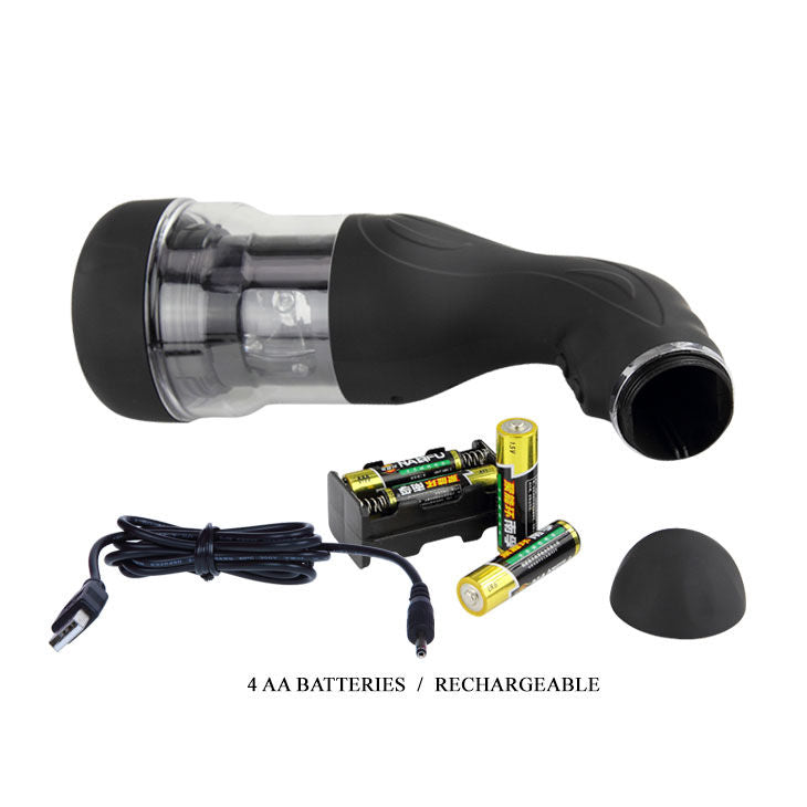 Masturbador automático BAILE Rotation Amante com detalhes da textura interna e controlo de rotação