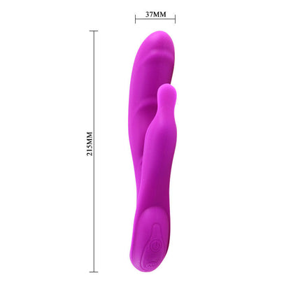 PRETTY LOVE Massageador Lilac Bliss Recarregável, design elegante em silicone roxo