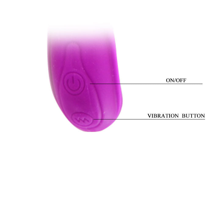 PRETTY LOVE Massageador Lilac Bliss Recarregável, design elegante em silicone roxo