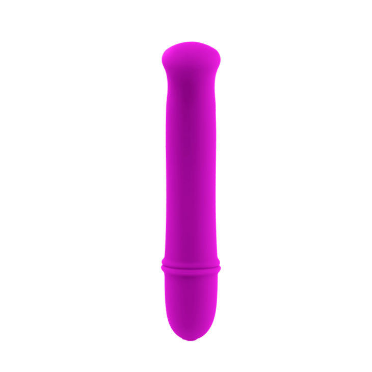 Mini vibrador PRETTY LOVE Antony lilás em silicone com 10 modos de vibração para estimulação íntima.