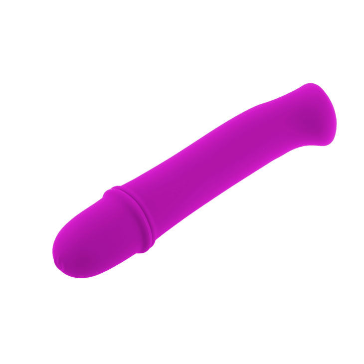Mini vibrador PRETTY LOVE Antony lilás em silicone com 10 modos de vibração para estimulação íntima.