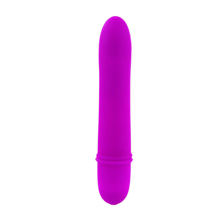 Pretty Love Mini Vibrador Beck Lilás de silicone com 10 impulsos vibratórios