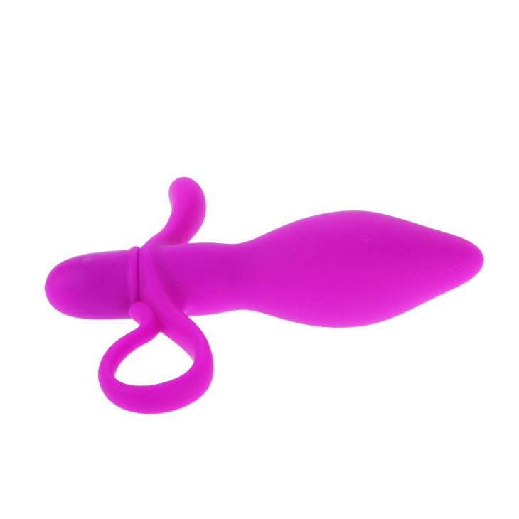 Vibrador Pretty Love Taylor de silicone com estimulador de clitóris e ponto G.