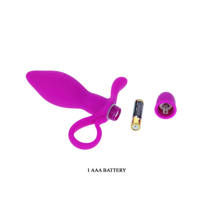 Vibrador Pretty Love Taylor de silicone com estimulador de clitóris e ponto G.
