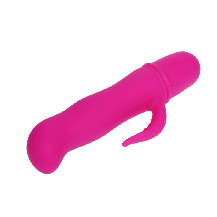 Close-up do PRETTY LOVE Vibrador Mini Blithe Lilás, mostrando seu design ergonômico e a qualidade do silicone.