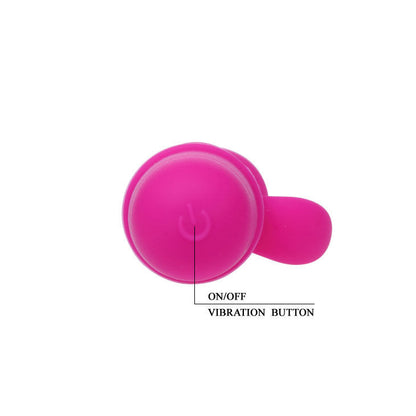 Close-up do PRETTY LOVE Vibrador Mini Blithe Lilás, mostrando seu design ergonômico e a qualidade do silicone.