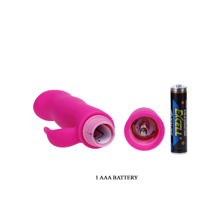 Close-up do PRETTY LOVE Vibrador Mini Blithe Lilás, mostrando seu design ergonômico e a qualidade do silicone.